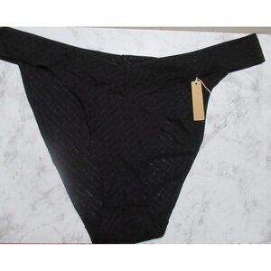 New Skims Panty Thong 4X Onyx Black Panties Shapewear Plus Size